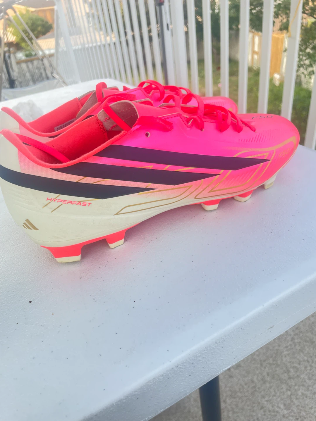 F50 addias soccer cleats.