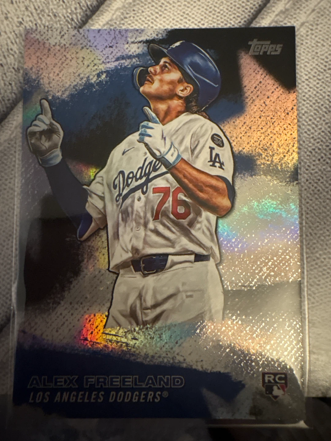 Topps Alex Freeland RC Baseball Card