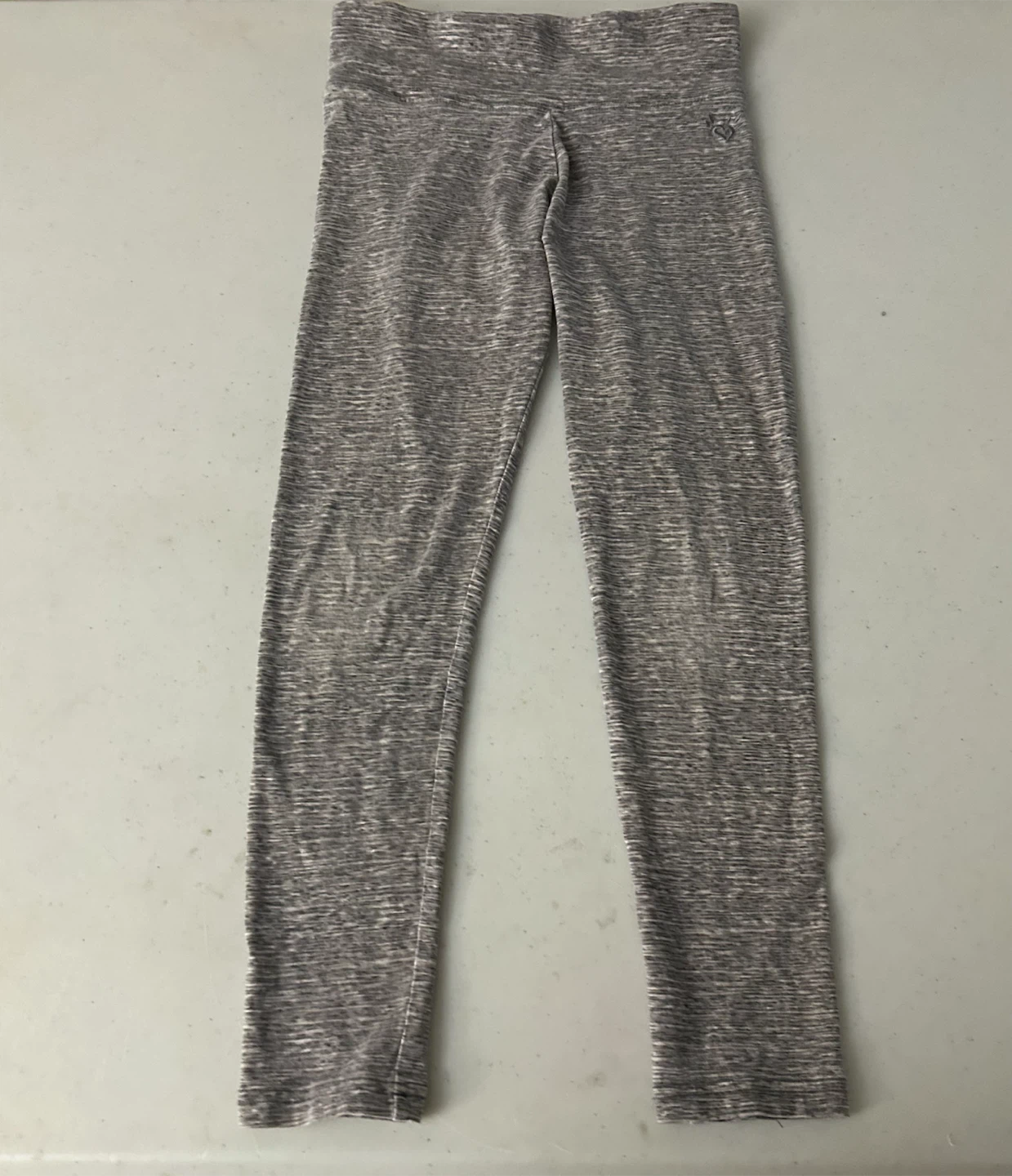 Justice Girls Grey Leggings Size 10