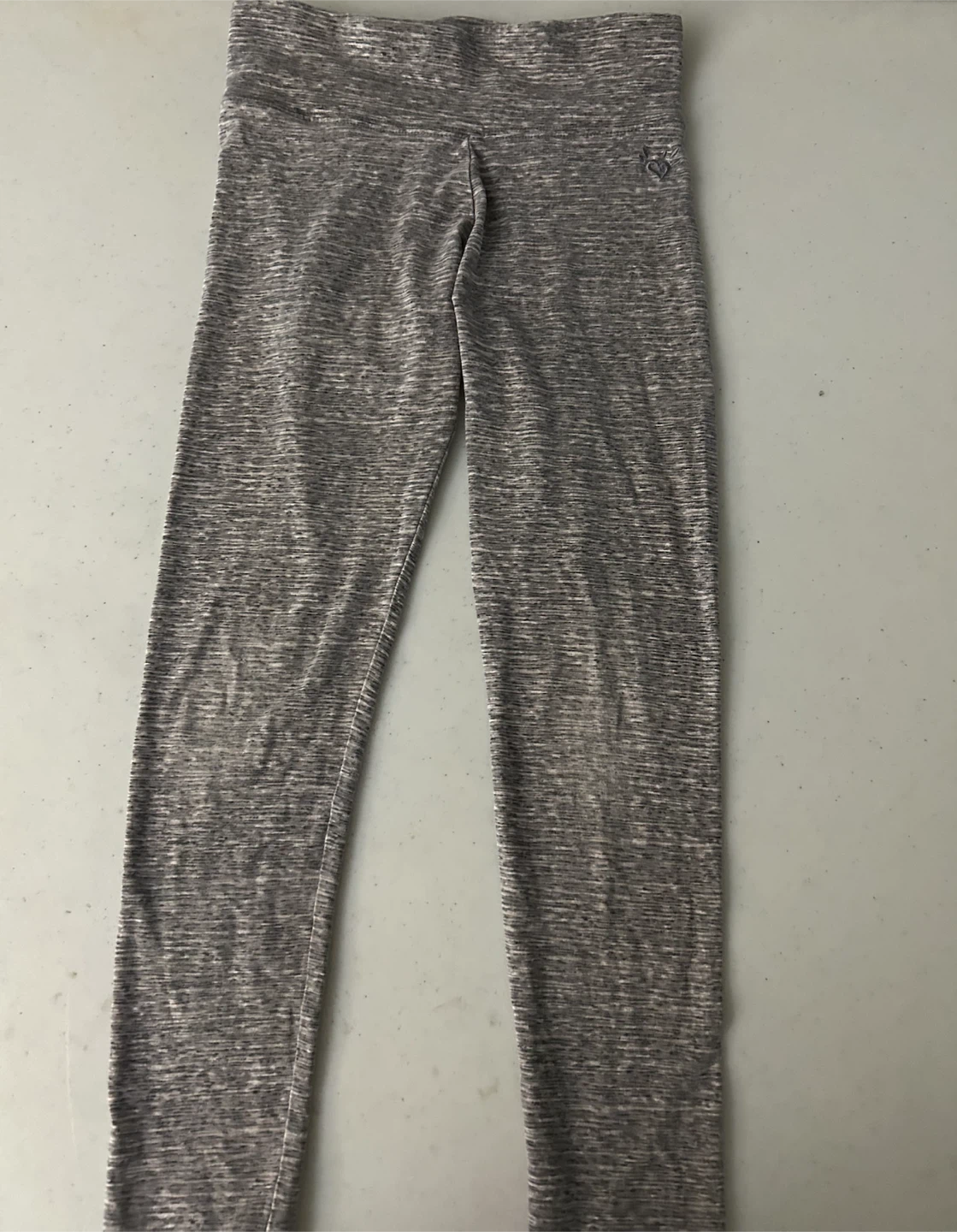 Justice Girls Grey Leggings Size 10 - photo 3