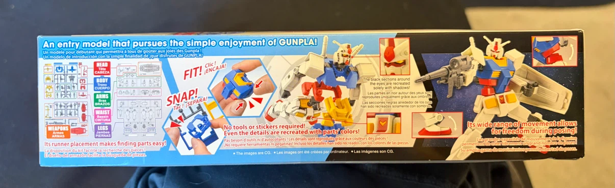 Bandai Entry Grade RX-78-2 Gundam Model Kit - photo 3