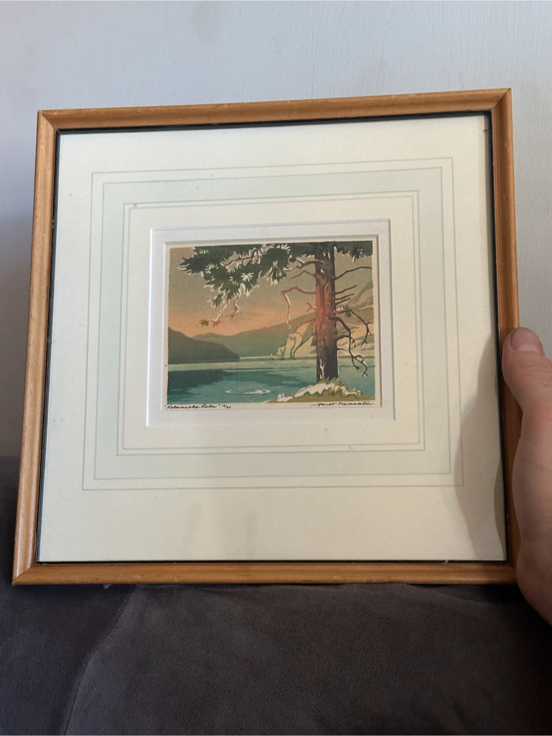 Kalamalka Lake Limited Edition Serigraph by Janet Middleton