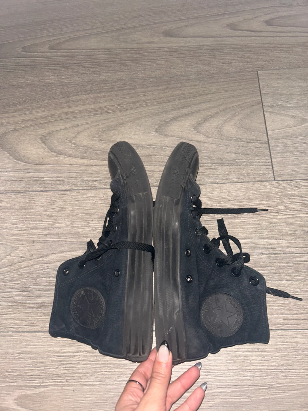 Black Converse Chuck Taylor All Star High Top Shoes - photo 3