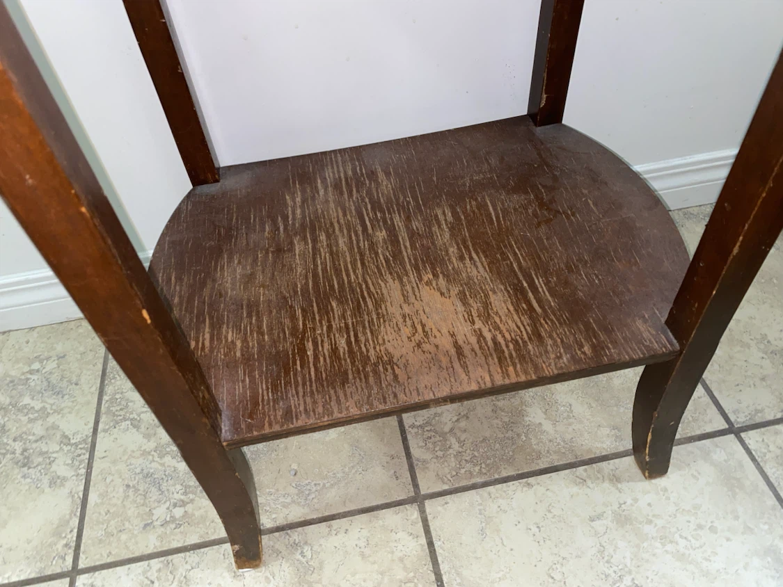 Wooden Side Table with Two Shelves - photo 3
