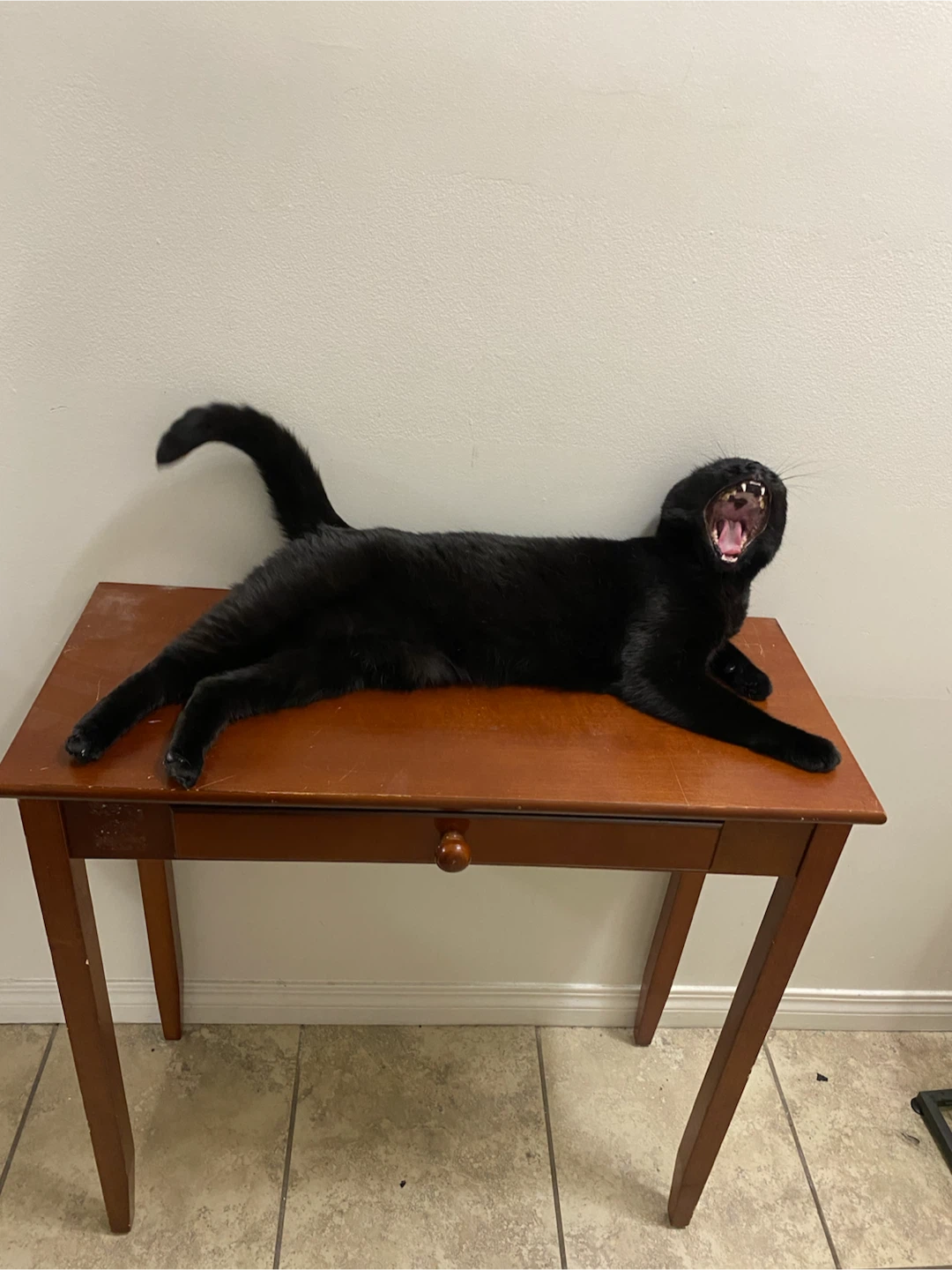 Wooden Console Table with Drawer