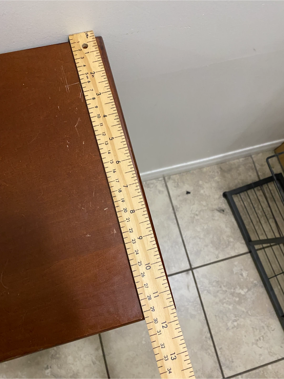 Wooden Console Table with Drawer - photo 5