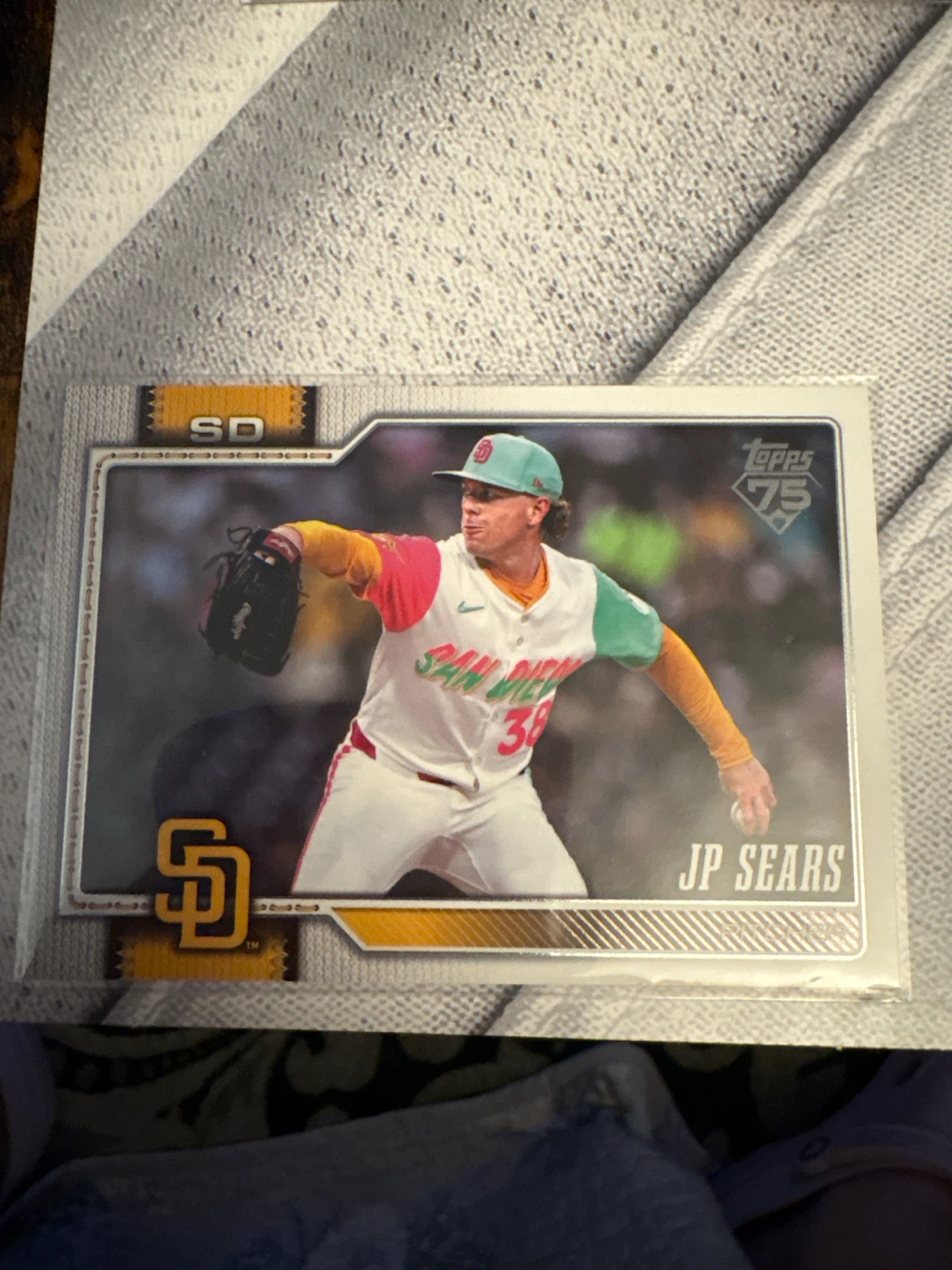 Topps JP Sears Baseball Card