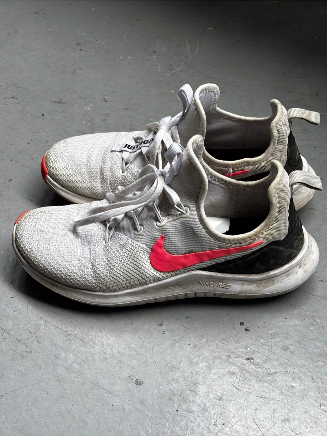 Nike Free RN Women's Running Shoes White/Pink