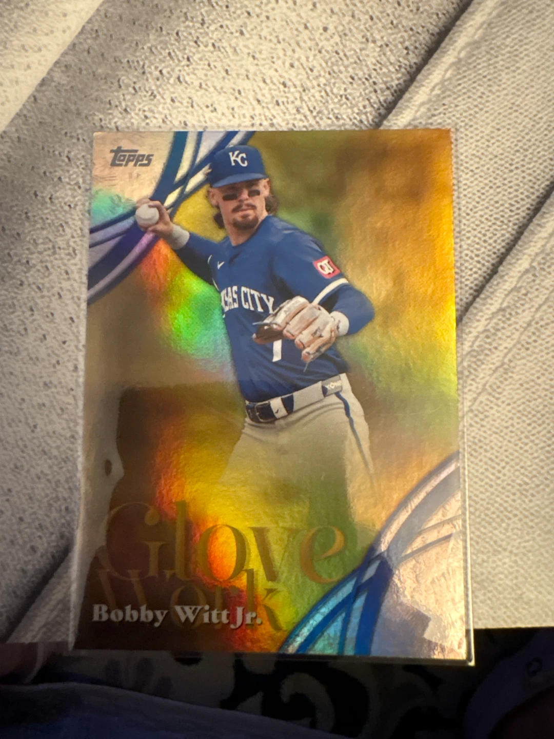 Topps Bobby Witt Jr. "Glove Work" Baseball Card
