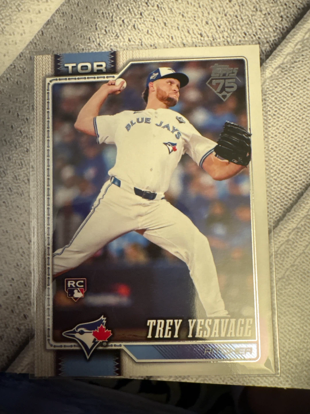 Topps 75 Trey Yesavage RC Toronto Blue Jays Baseball Card