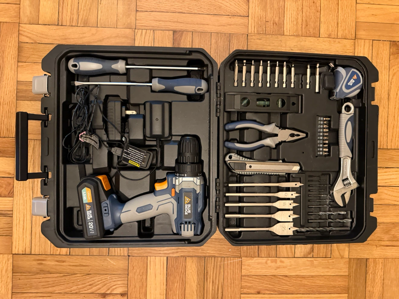 Blue Ridge Tool Kit with 20V Cordless Drill