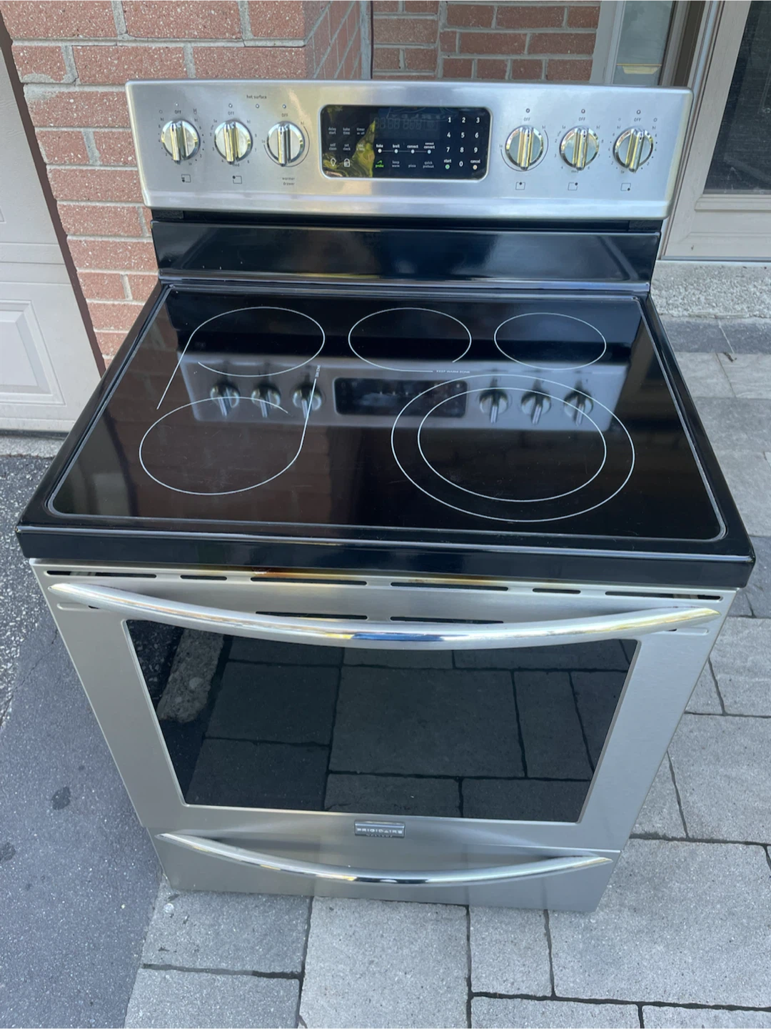 Stove oven 30” & delivery (As it’s- read description)