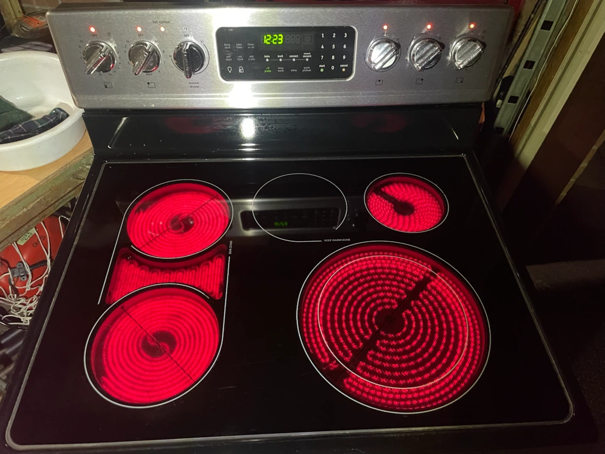 Stove oven 30” & delivery (As it’s- read description) - photo 3