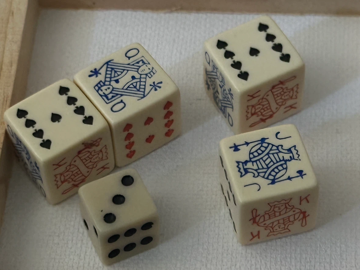 Mid century poker dice - photo 2