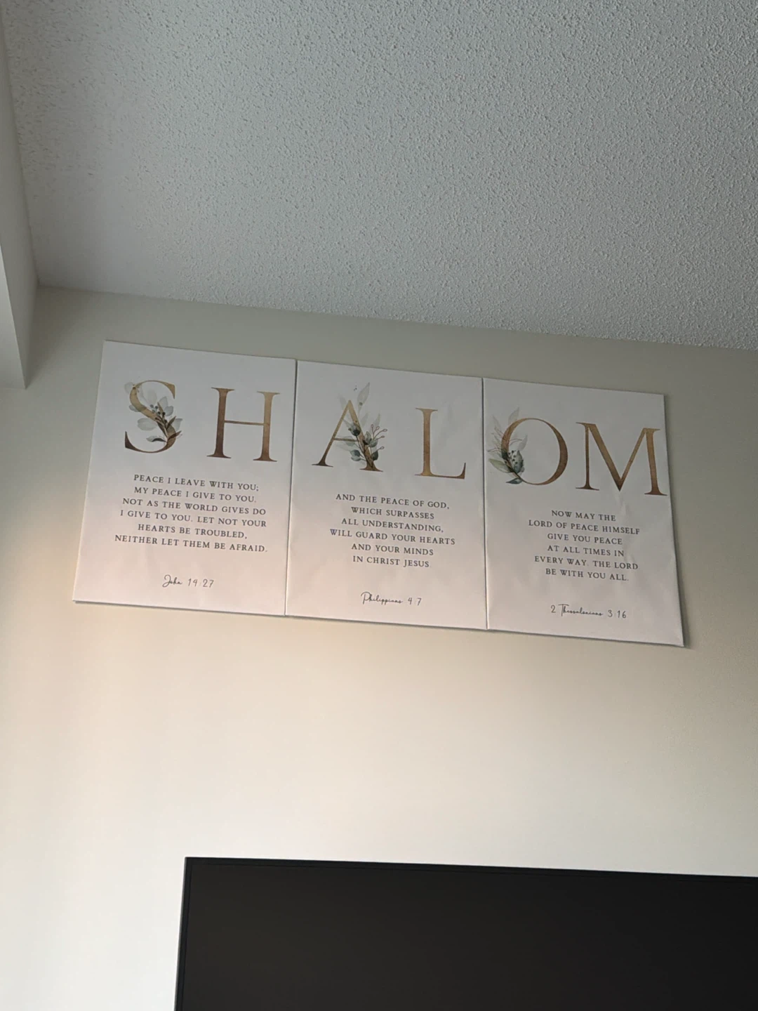 SHALOM Canvas Wall Art - photo 2