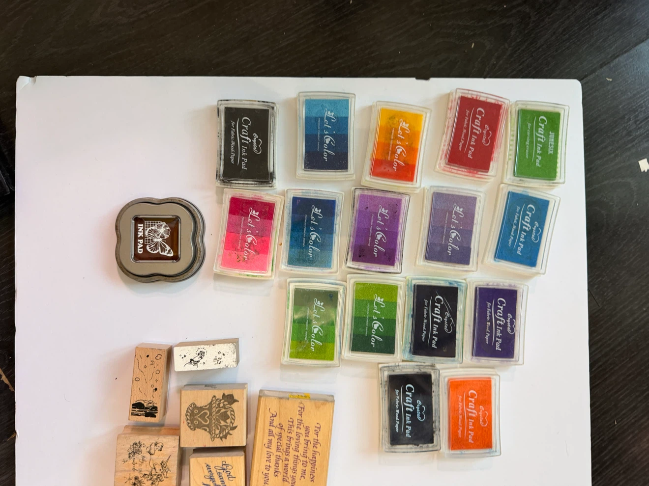 Craft Bundle 1 - Craft Ink Pads and Rubber Stamps Set - photo 5