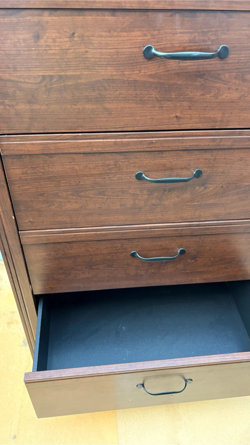 Dark Brown 4-Drawer Dresser - photo 4