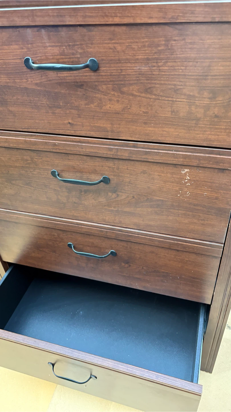 Dark Brown 4-Drawer Dresser - photo 5