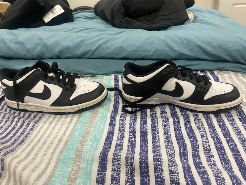 Nike Dunk Low Black White Sneakers