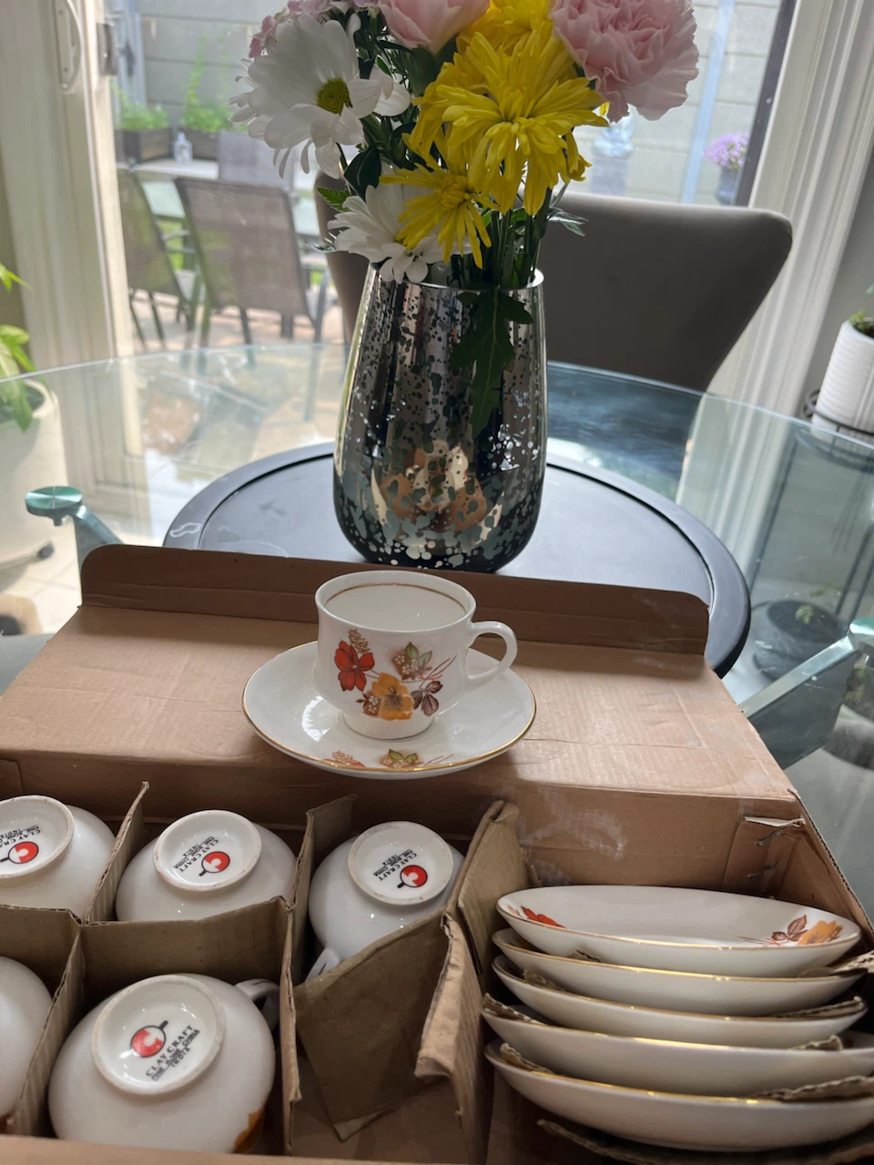 Set of 6 Vintage Teacups and Saucers - photo 5