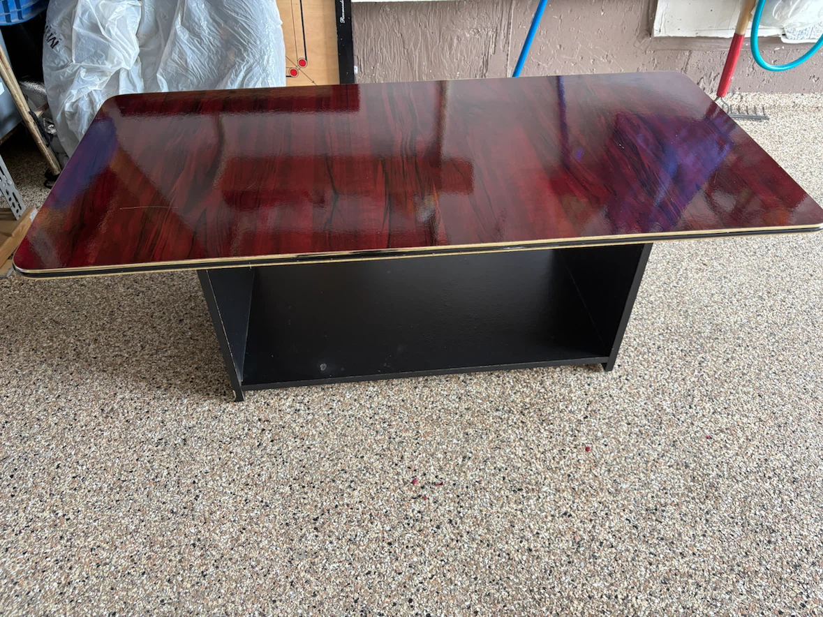 Coffee Table with Storage Shelf - photo 2