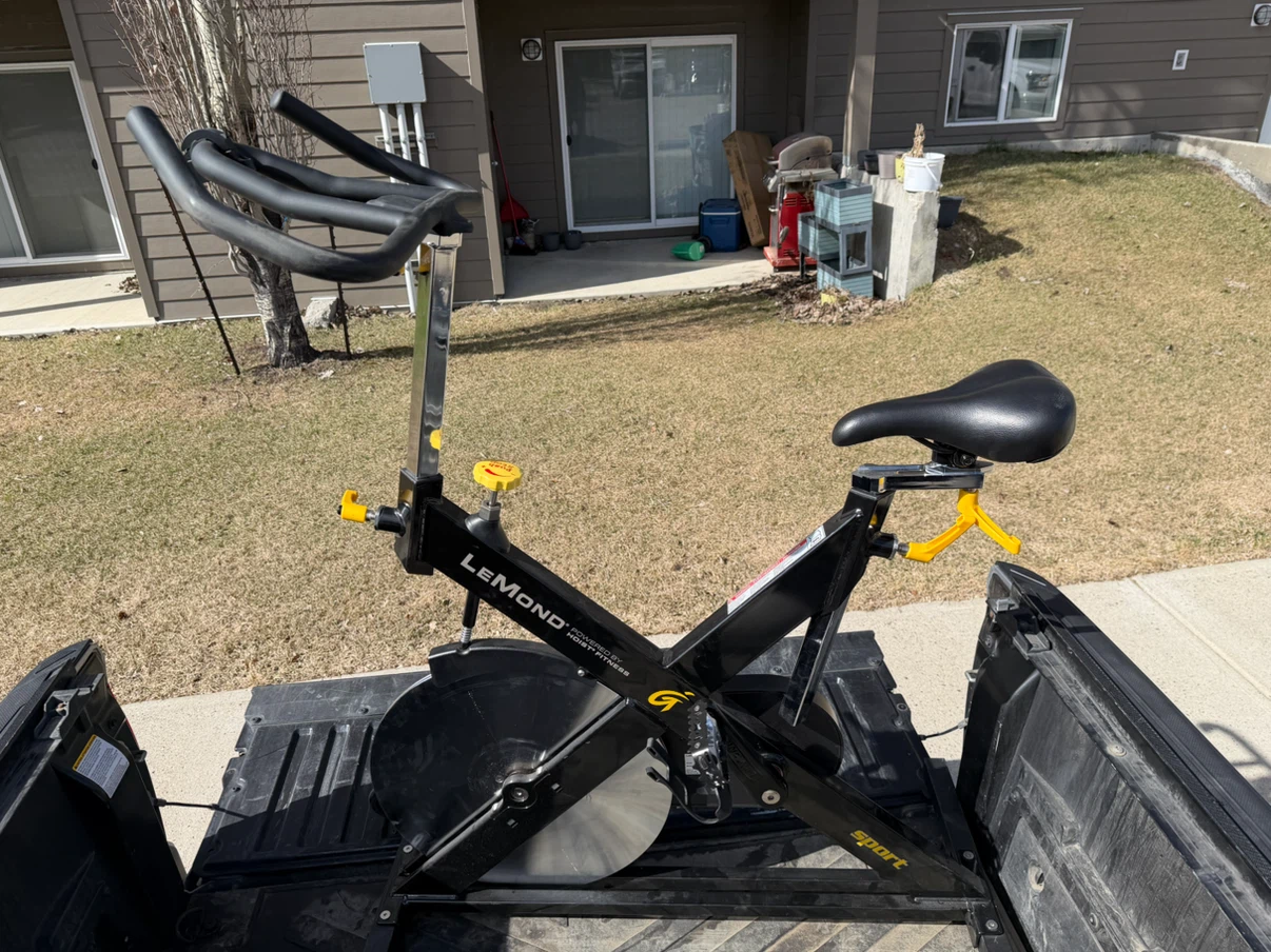Stationary exercise bike (LEMOND brand)