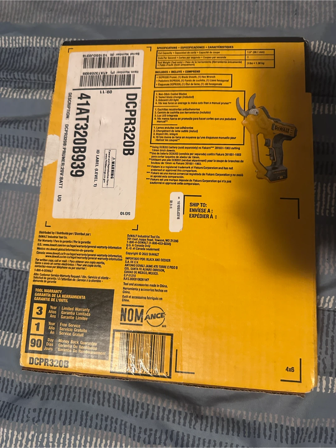 DEWALT 20V MAX Cordless Pruner 1.5" (Tool Only) - photo 2