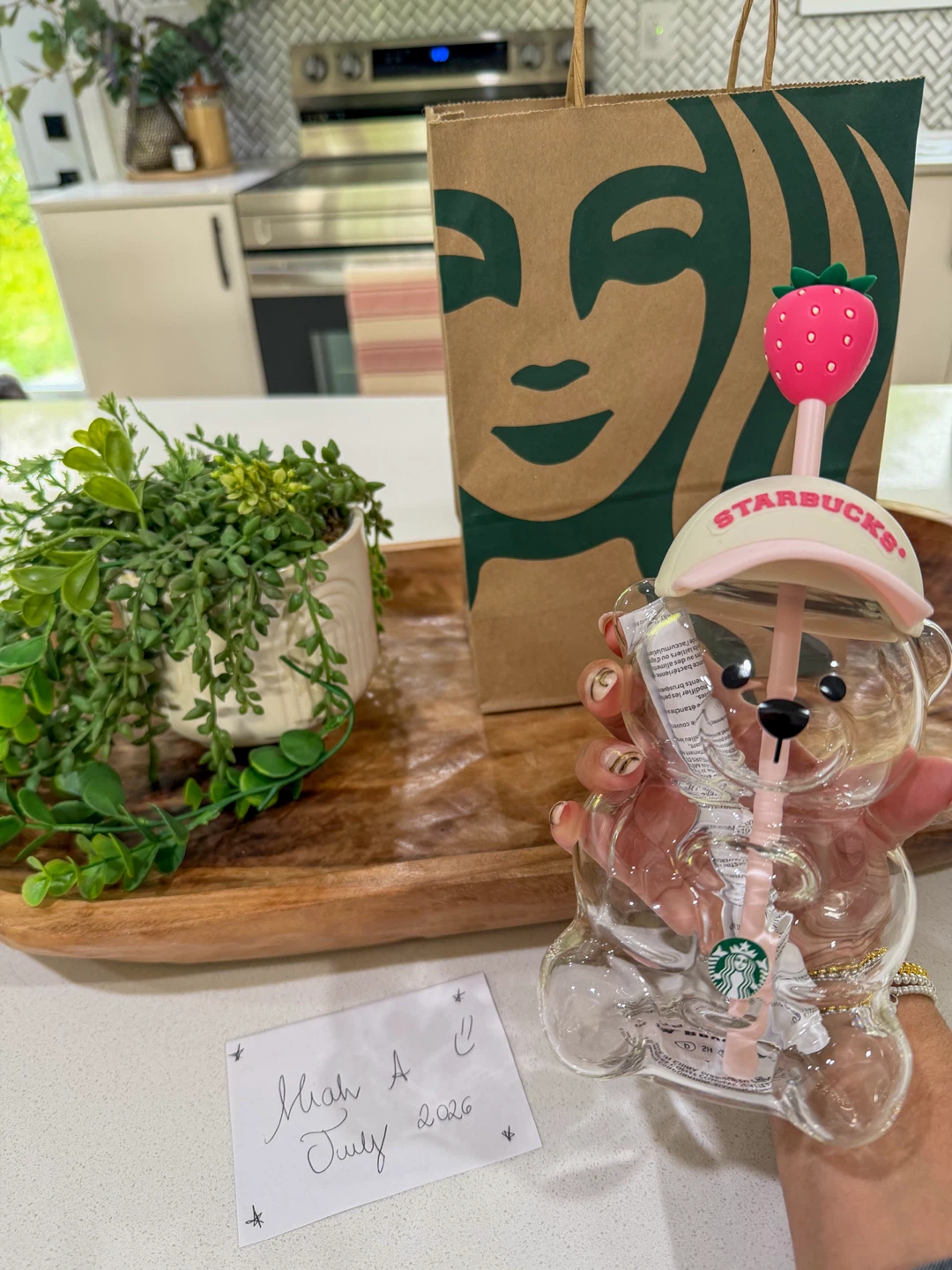 Starbucks Bearista Pink