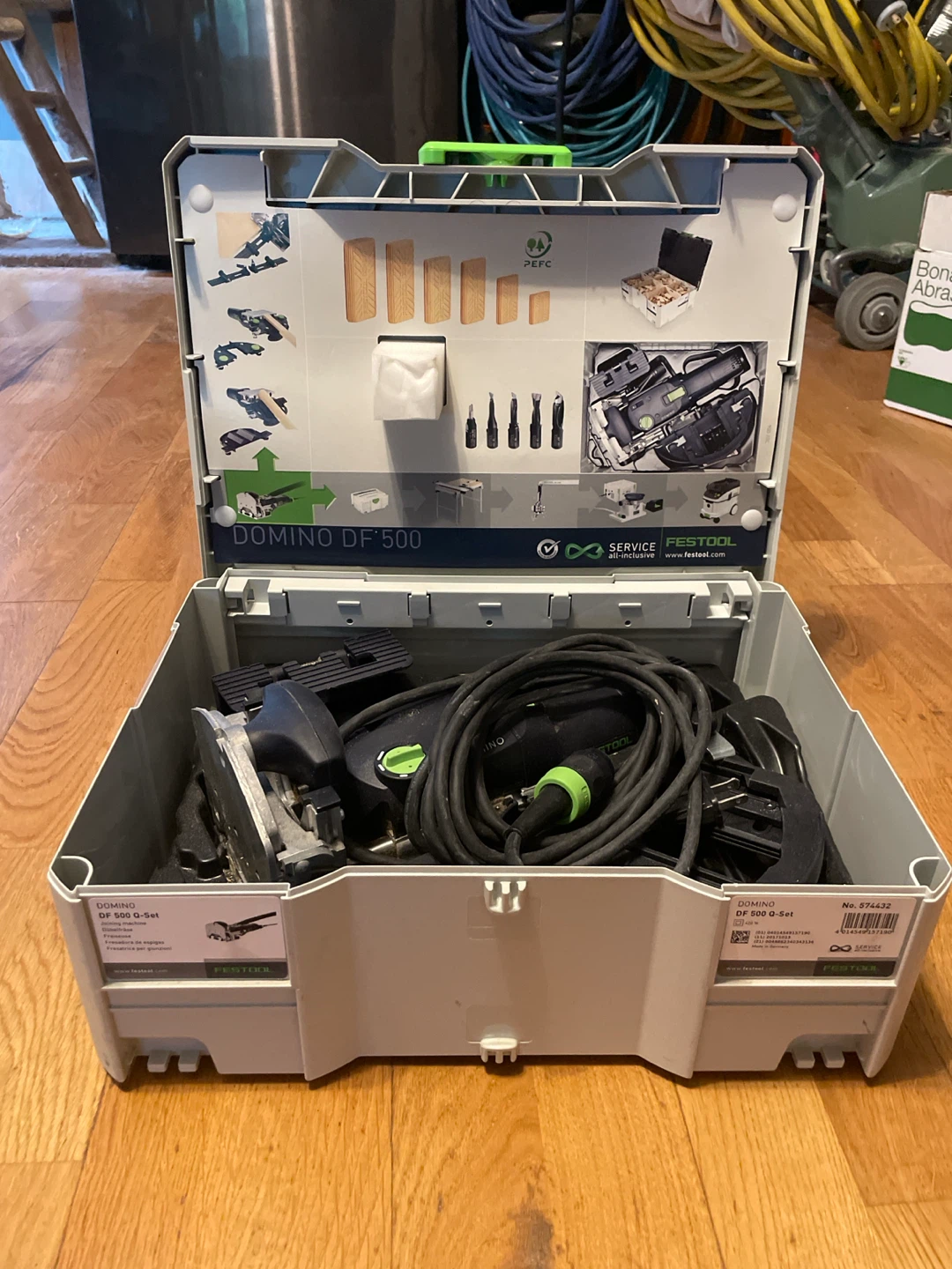 Festool Domino DF 500 Q-Set Joiner and Assortment - photo 2