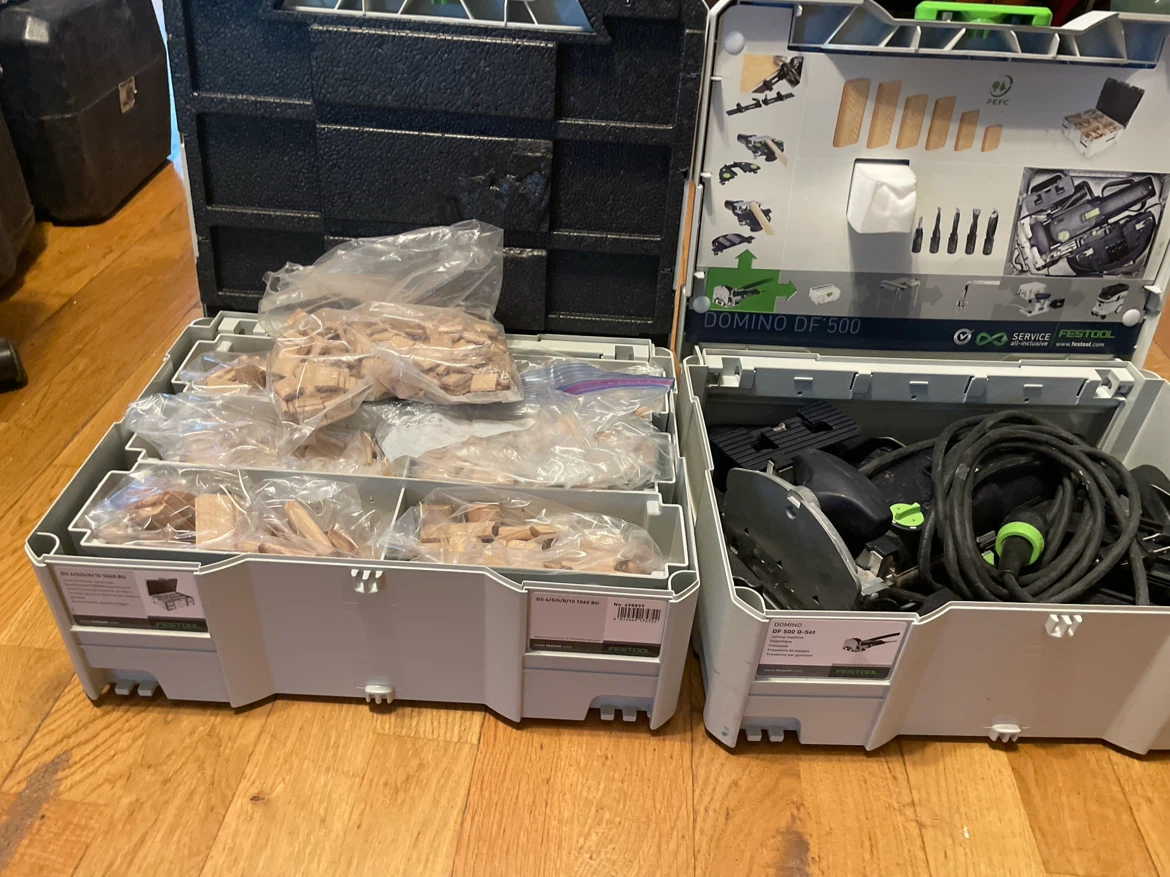 Festool Domino DF 500 Q-Set Joiner and Assortment - photo 5