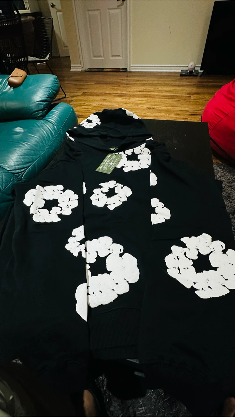 African Dragons Denim Tears Hoodie and track pants - photo 5