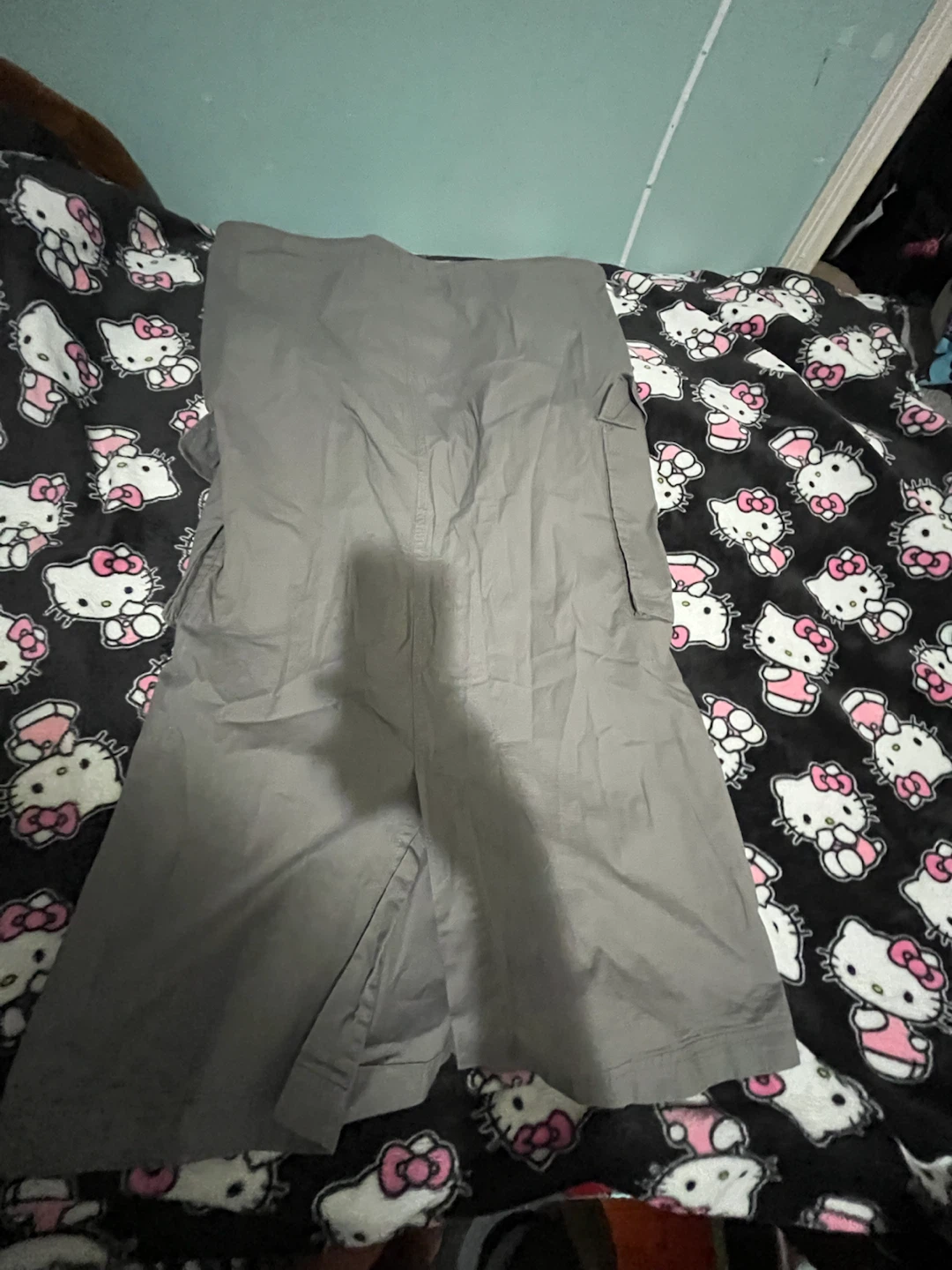 Grey Cargo skirt