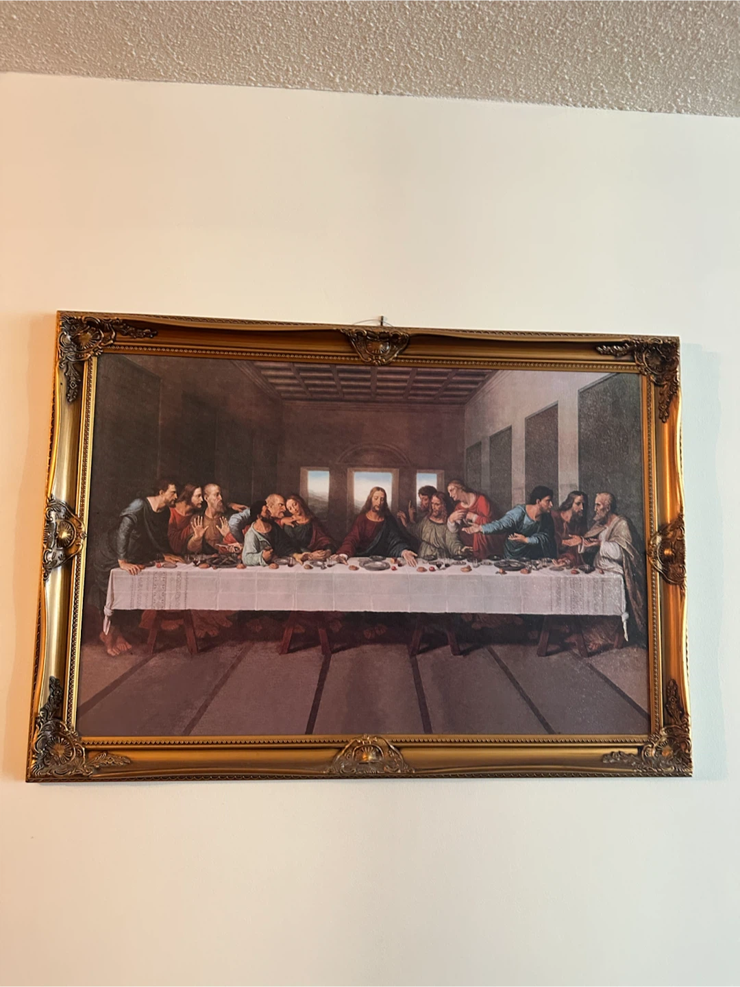 Framed 'The Last Supper' Print