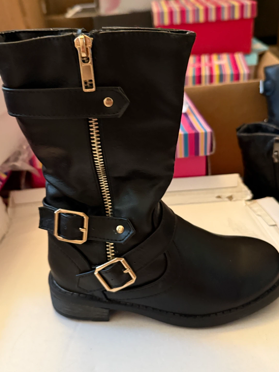 Botas, zapato de niño niña para invierno escolares., zapatillas