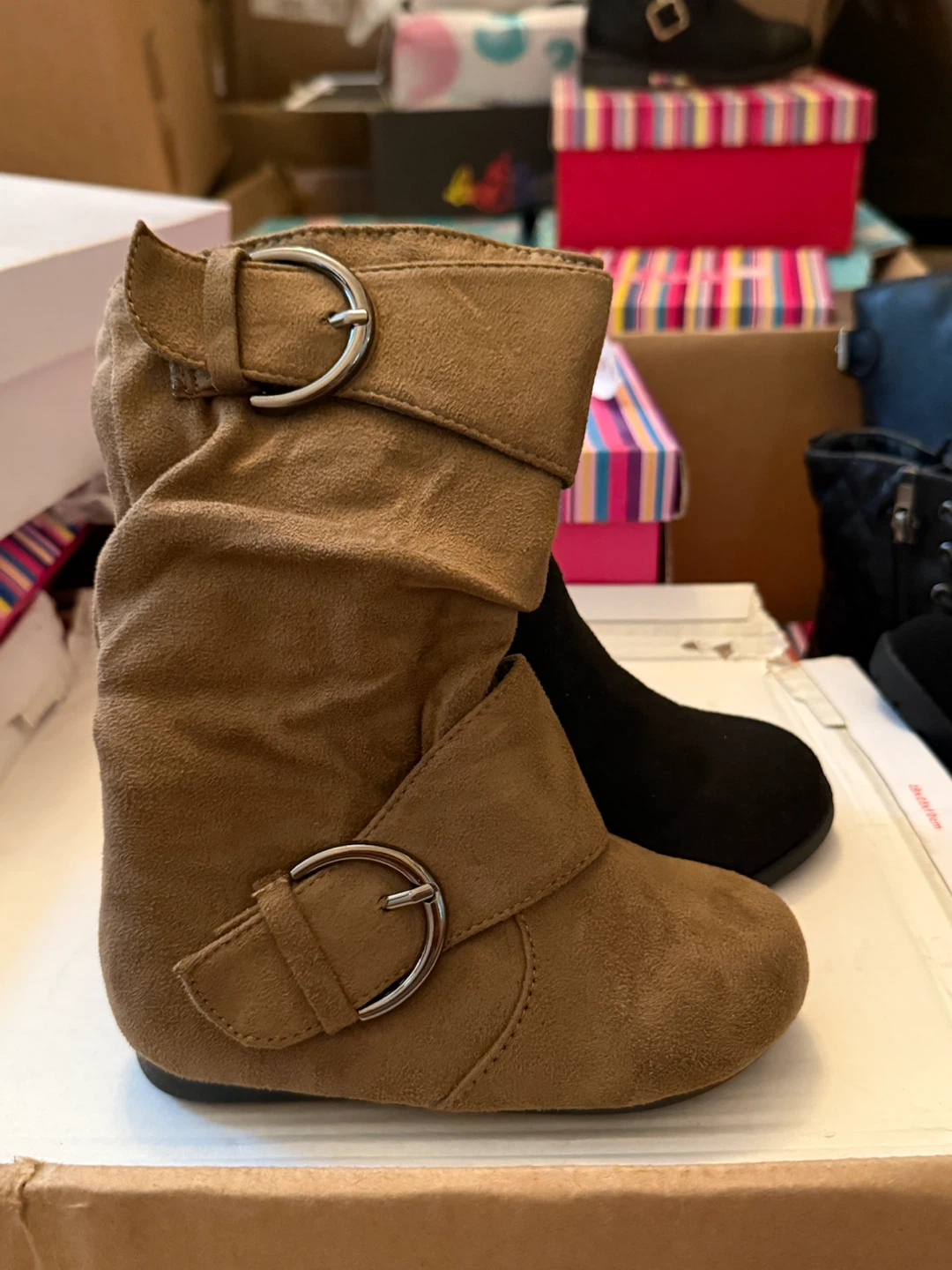 Botas, zapato de niño niña para invierno escolares., zapatillas - photo 4