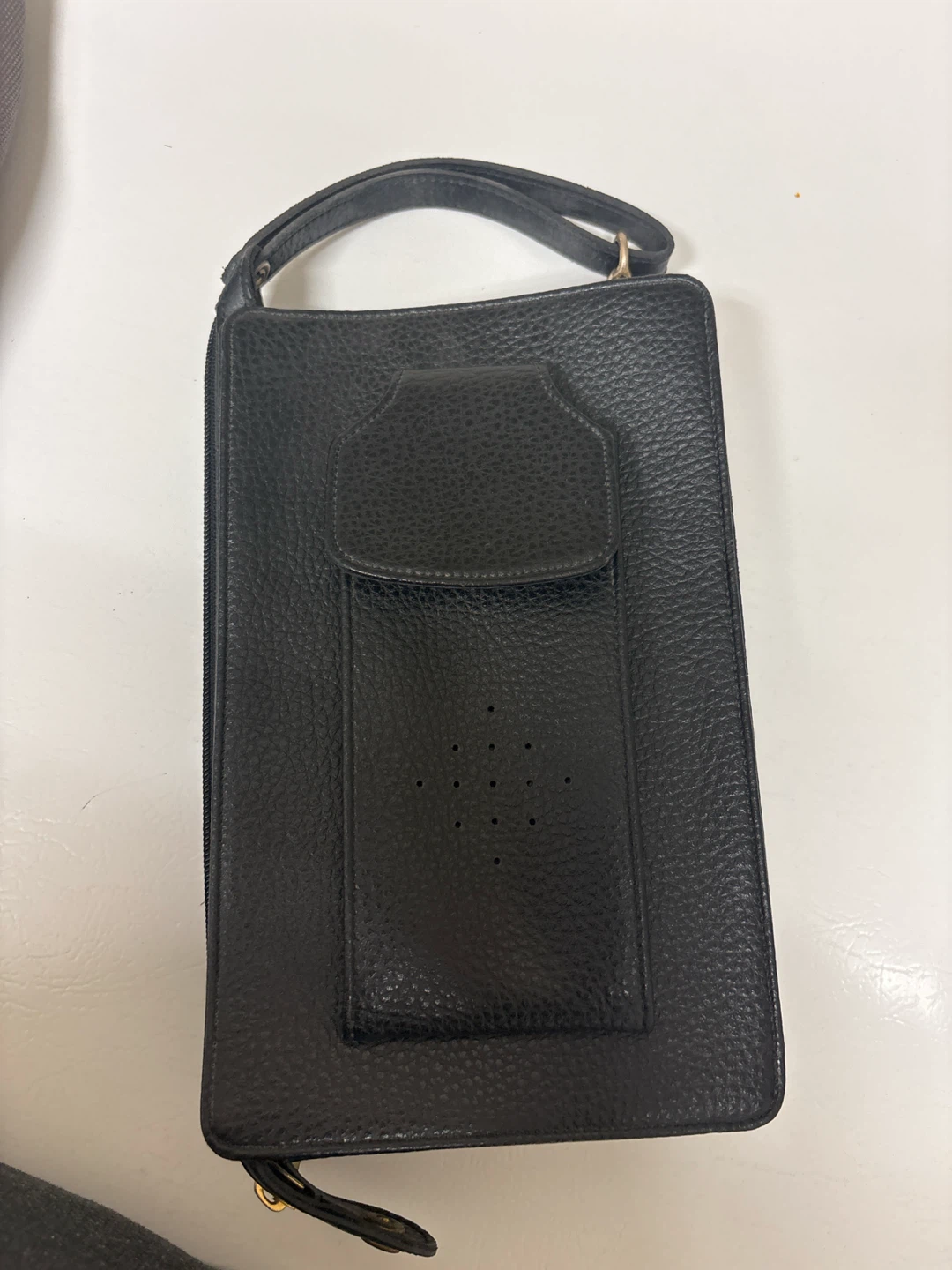 Luccini Black Faux Leather Clutch Bag - photo 3