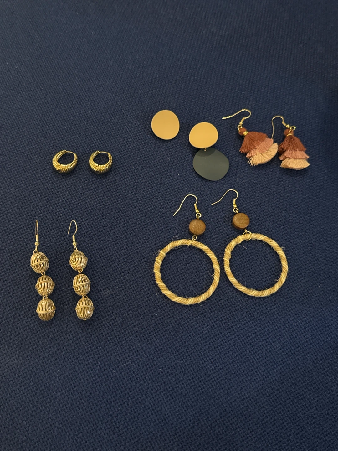 Assorted Women's Earrings - 5 Pairs