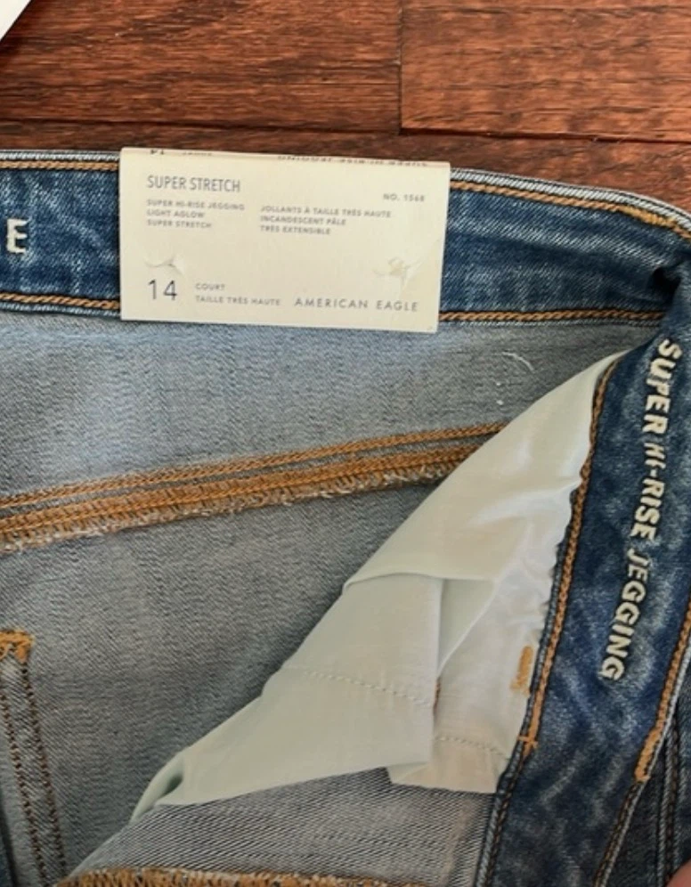 American Eagle Super Stretch High-Rise Jeggings Size 14 - photo 3
