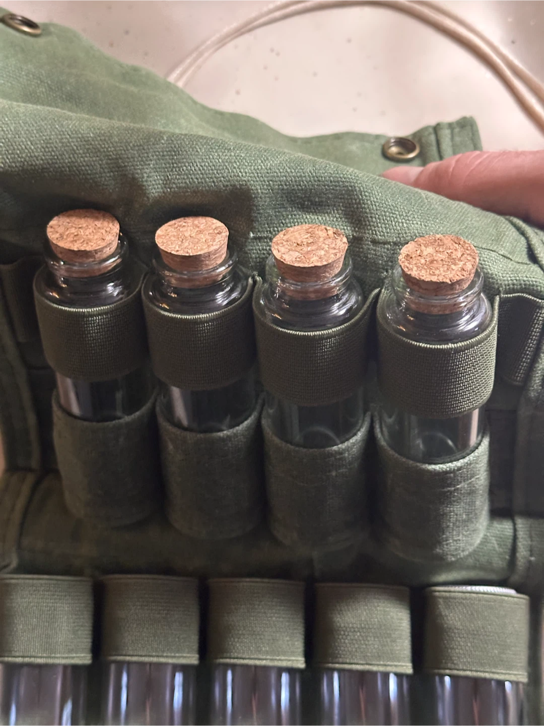 Portable canvas spice rack - photo 5