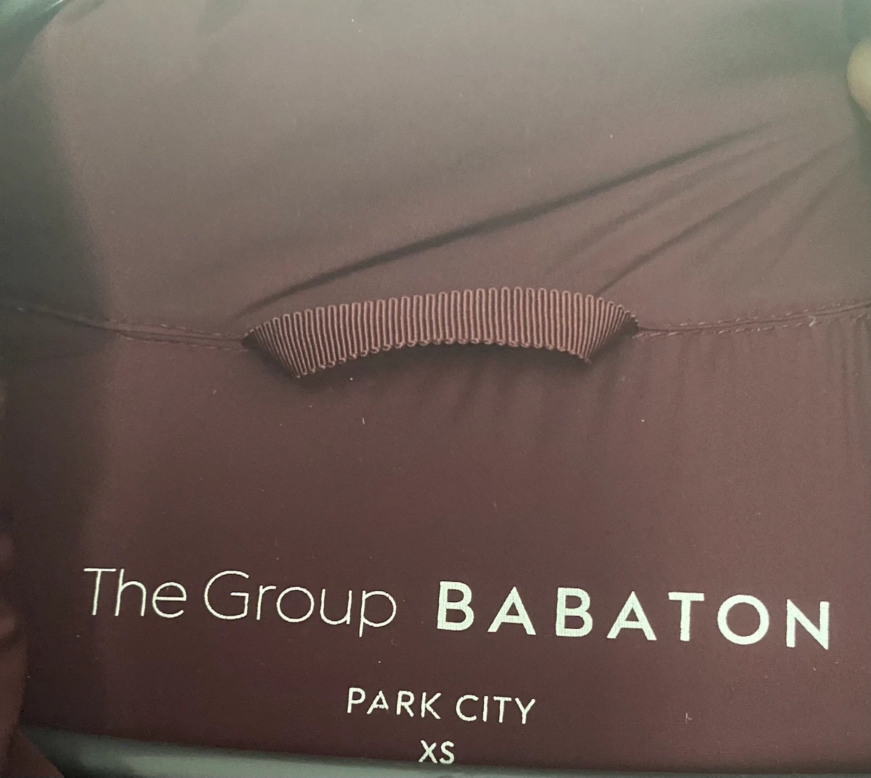 The Group Babaton Park City Puffer Coat Burgundy XS - photo 2