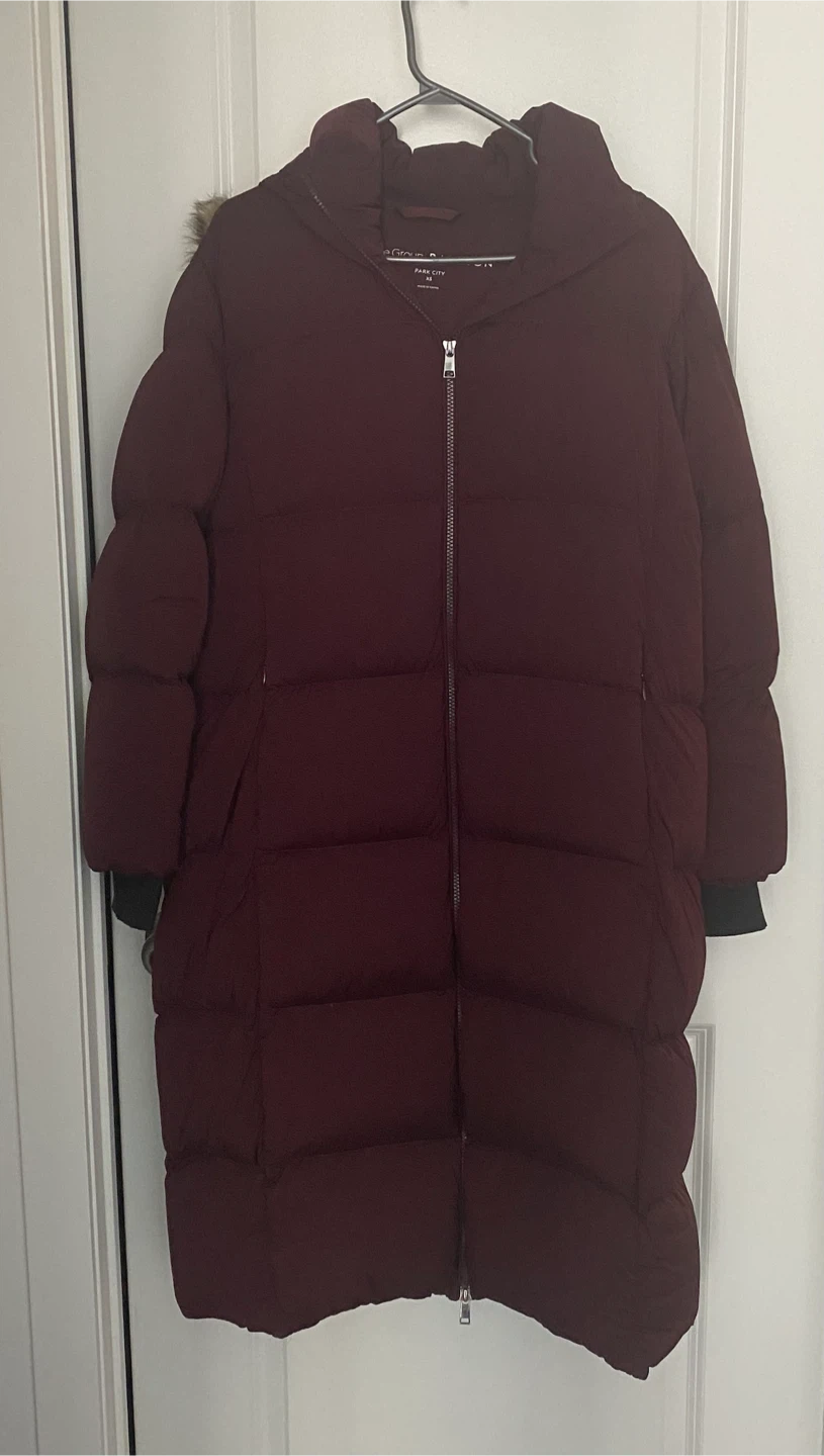 The Group Babaton Park City Puffer Coat Burgundy XS - photo 3