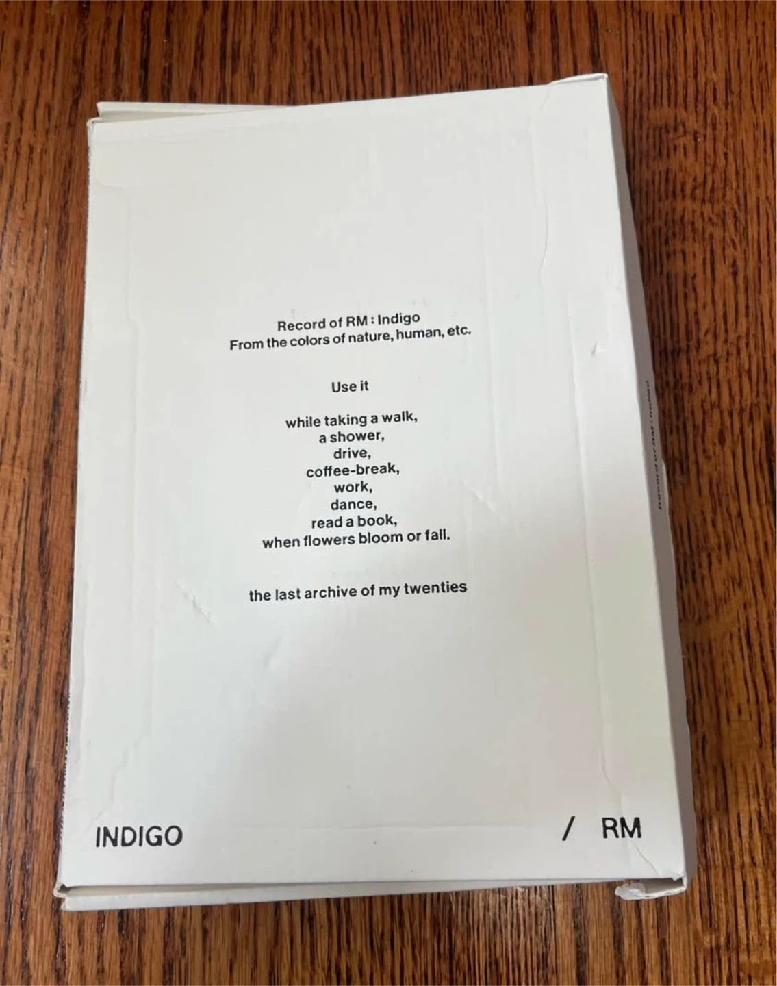 RM Indigo CD Album