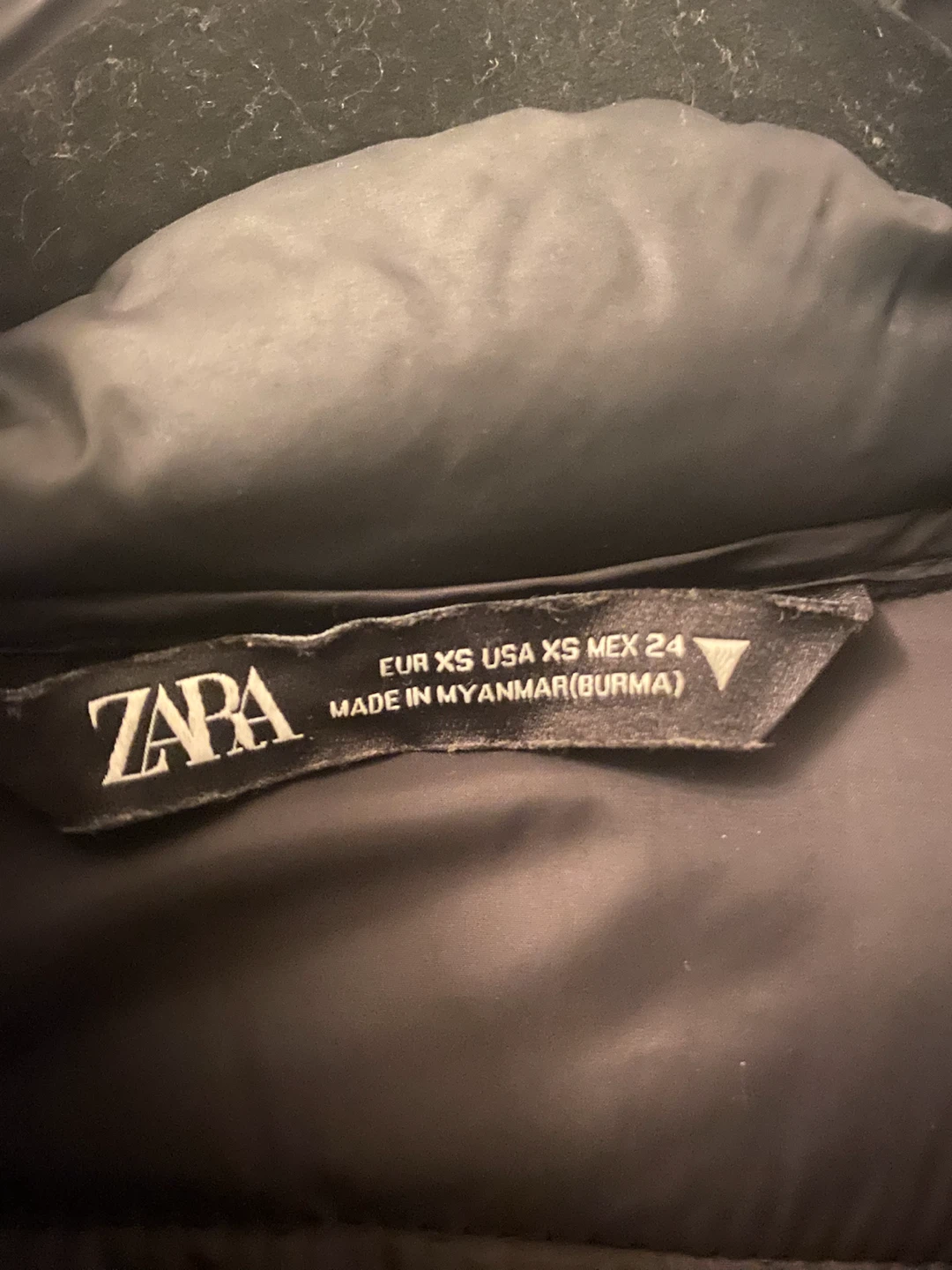 Black Zara Puffer Coat - photo 3