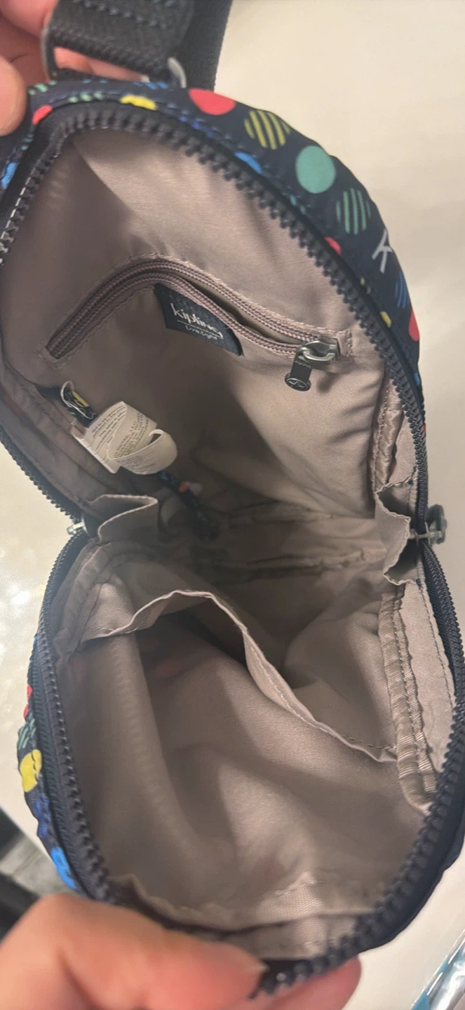 Kipling Polka Dot Sling Bag with Monkey Charm - photo 4