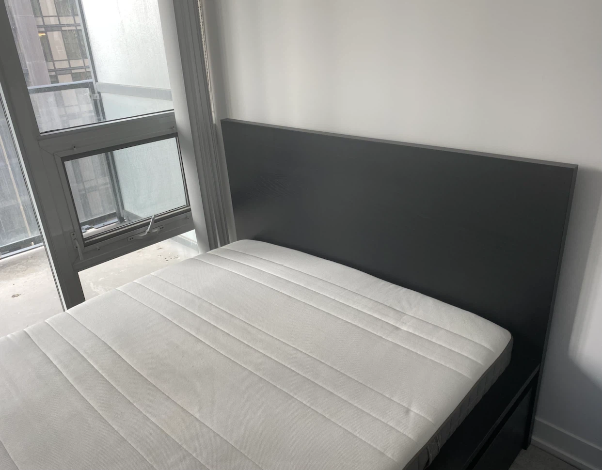 IKEA MALM Full Bed Frame with 2 Drawers and foam Mattress