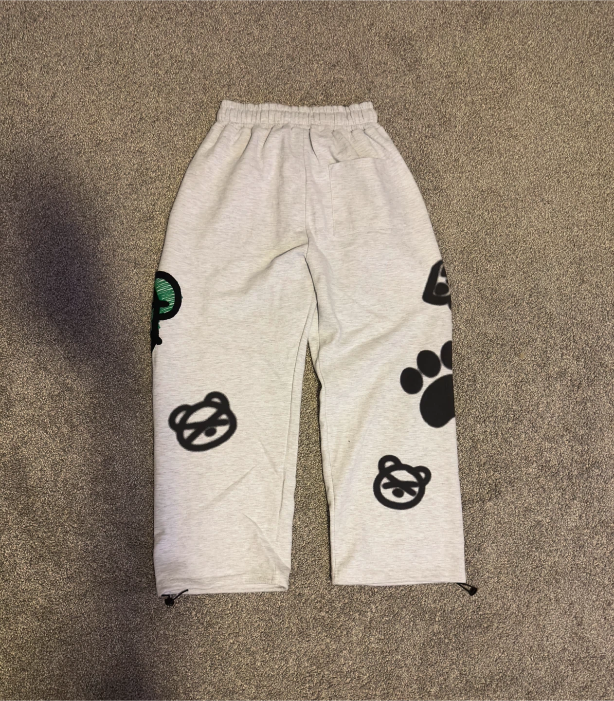 Grey Graphic Sweatpants