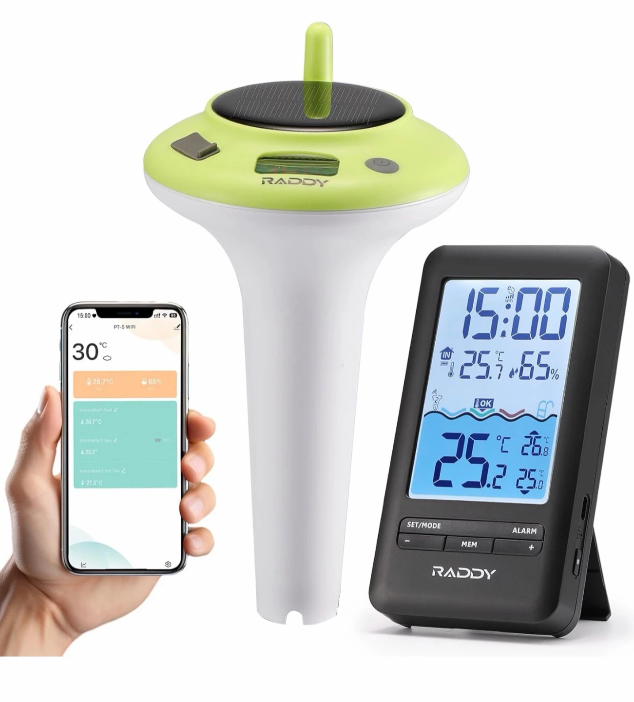 Wifi Floating Pool Thermometer with App Control
