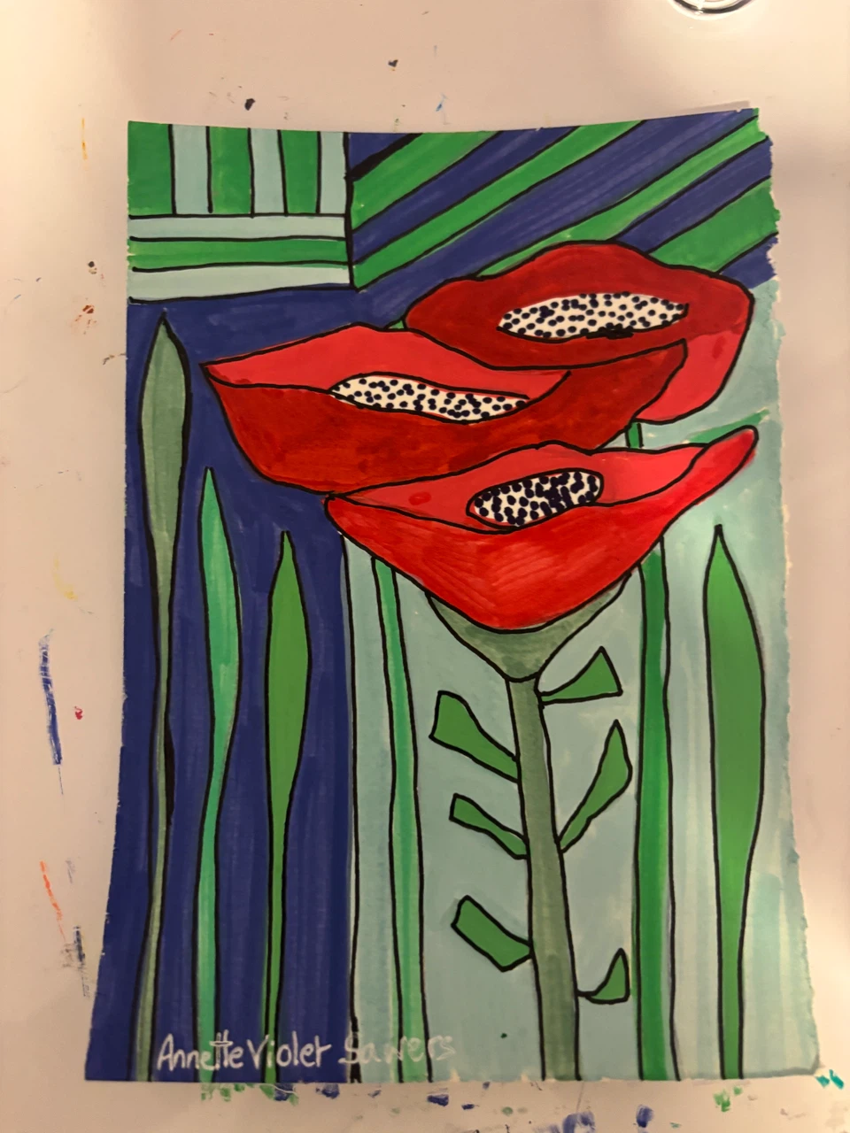 Original painting - Red Poppies - photo 2