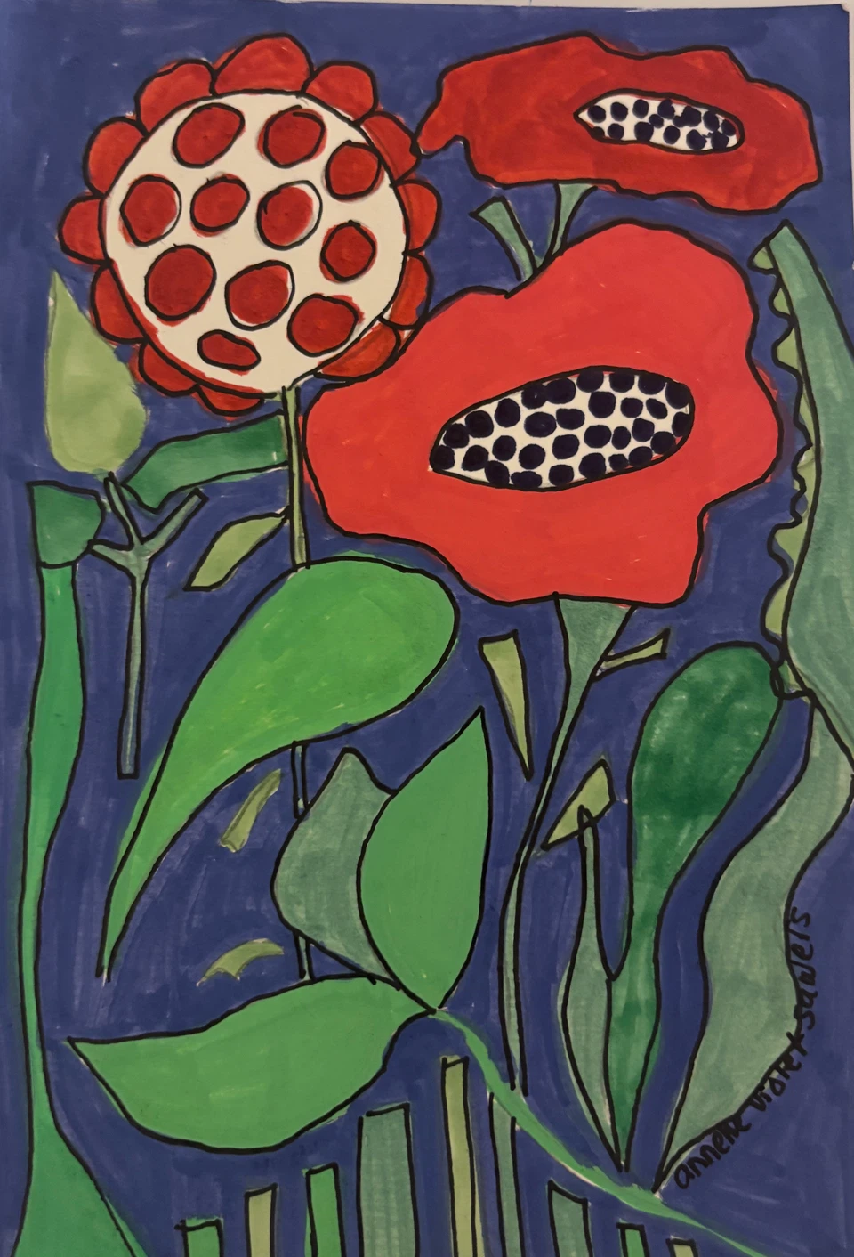 Original painting - Red Poppies - photo 3