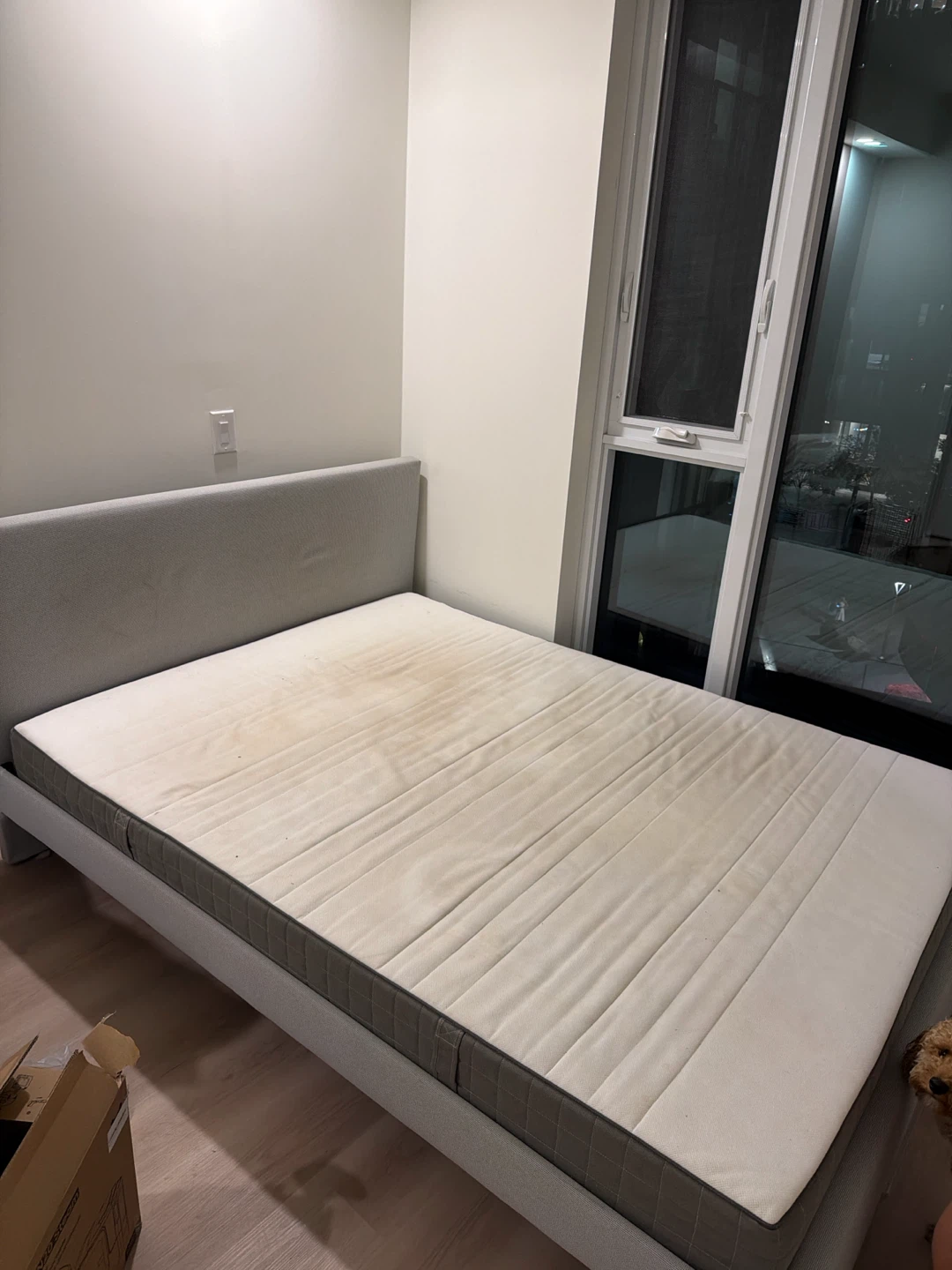 Free- NEEDS GONE IKEA Bed Frame and IKEA Mattress